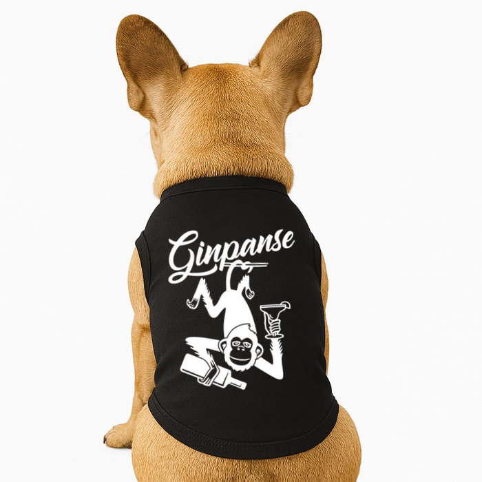 Ginpanse Chimpanzee Chimp Monkey Gin Drink Party Fun Comedy Doggie Tank