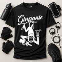 Ginpanse Chimpanzee Chimp Monkey Gin Drink Party Fun Comedy Performance Shirt