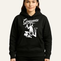 Ginpanse Chimpanzee Chimp Monkey Gin Drink Party Fun Comedy Hoodie