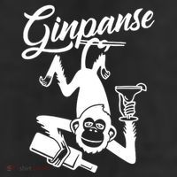 Ginpanse Chimpanzee Chimp Monkey Gin Drink Party Fun Comedy Adult Drive Performance Visor