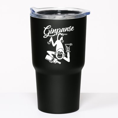 Ginpanse Chimpanzee Chimp Monkey Gin Drink Party Fun Comedy Tumbler