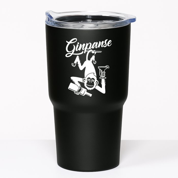 Ginpanse Chimpanzee Chimp Monkey Gin Drink Party Fun Comedy Tumbler
