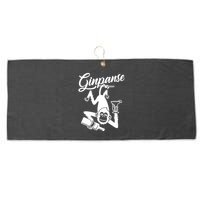 Ginpanse Chimpanzee Chimp Monkey Gin Drink Party Fun Comedy Large Microfiber Waffle Golf Towel