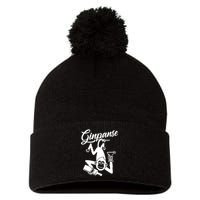 Ginpanse Chimpanzee Chimp Monkey Gin Drink Party Fun Comedy Pom Pom 12in Knit Beanie