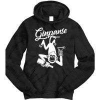 Ginpanse Chimpanzee Chimp Monkey Gin Drink Party Fun Comedy Tie Dye Hoodie