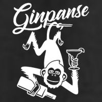 Ginpanse Chimpanzee Chimp Monkey Gin Drink Party Fun Comedy Trucker Hat