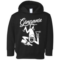 Ginpanse Chimpanzee Chimp Monkey Gin Drink Party Fun Comedy Toddler Hoodie