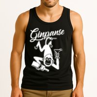 Ginpanse Chimpanzee Chimp Monkey Gin Drink Party Fun Comedy Tank Top