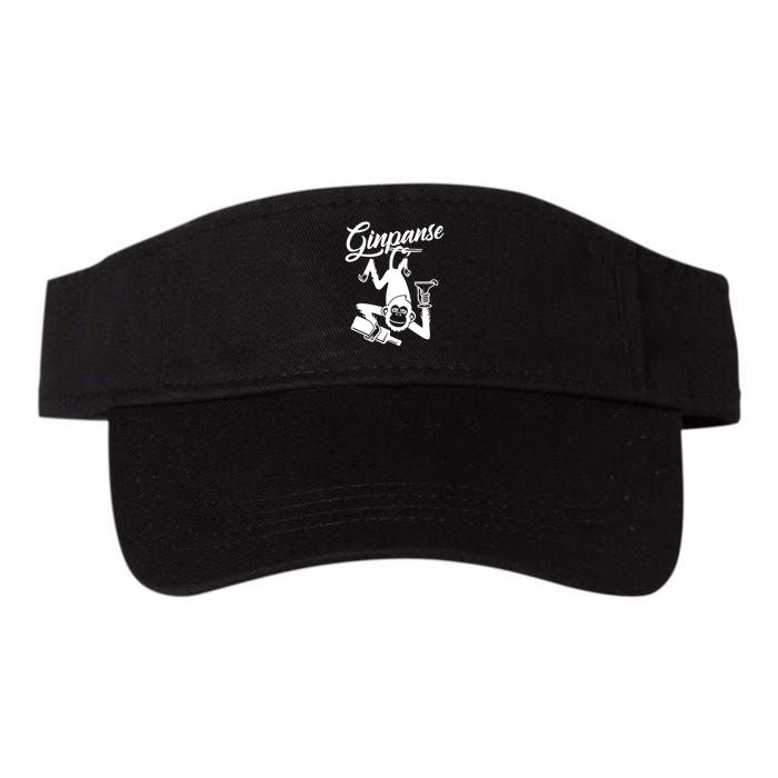 Ginpanse Chimpanzee Chimp Monkey Gin Drink Party Fun Comedy Visor
