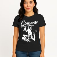 Ginpanse Chimpanzee Chimp Monkey Gin Drink Party Fun Comedy Womens T-Shirt