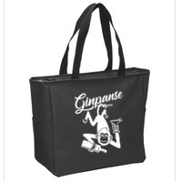 Ginpanse Chimpanzee Chimp Monkey Gin Drink Party Fun Comedy Zip Tote Bag