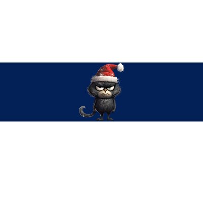 Grumpy Christmas Cat Bumper Sticker