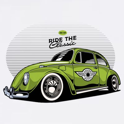 Green Classic Cars T-Shirt