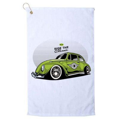 Green Classic Cars Golf Towel