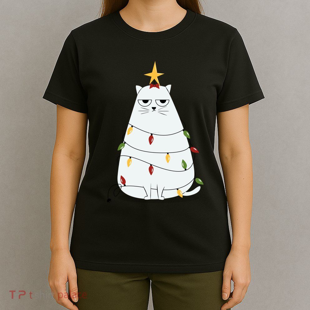 Grumpy Christmas Cat T-Shirt