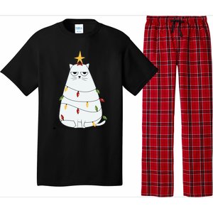 Grumpy Christmas Cat Pajama Set