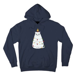 Grumpy Christmas Cat Hoodie