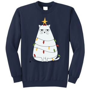 Grumpy Christmas Cat Sweatshirt