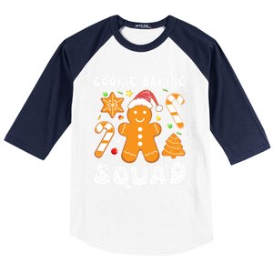 Gingerbread Cookies Cookie Baking Squad Christmas Baker Gift Baseball Sleeve Shirt