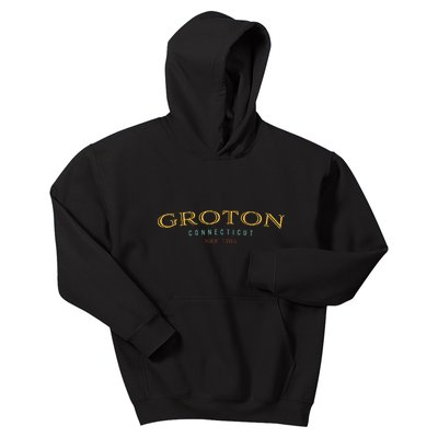 Groton Connecticut Ct Hometown Kids Hoodie