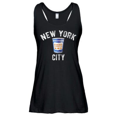 Greek Coffee Cup Nyc New York Ladies Essential Flowy Tank