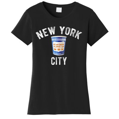 Greek Coffee Cup Nyc New York Women's T-Shirt