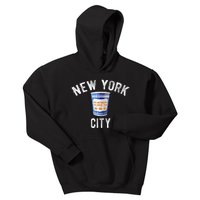 Greek Coffee Cup Nyc New York Kids Hoodie