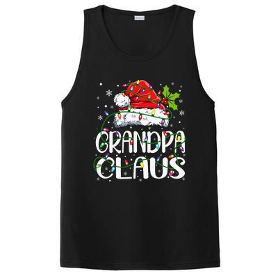 Grandpa Claus Christmas Santa Matching Family Xmas Lights PosiCharge Competitor Tank