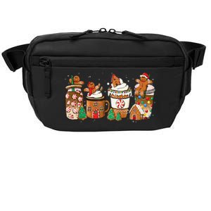 Gingerbread Cookie Christmas Coffee Cups Latte Drink Outfit Crossbody Pack