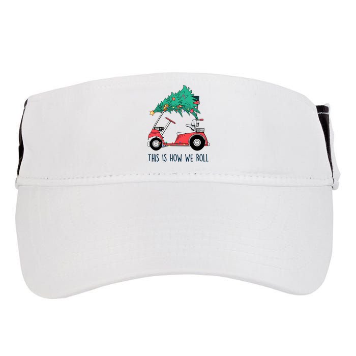 Golf Cart Christmas Golfer Christmas Lights Adult Drive Performance Visor