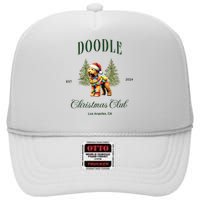 Goldendoodle Christmas Club High Crown Mesh Back Trucker Hat