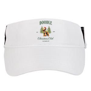 Goldendoodle Christmas Club Adult Drive Performance Visor