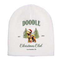 Goldendoodle Christmas Club Short Acrylic Beanie