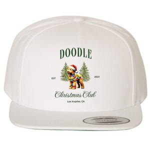 Goldendoodle Christmas Club Wool Snapback Cap