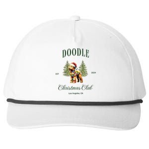 Goldendoodle Christmas Club Snapback Five-Panel Rope Hat