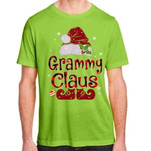 Grammy Claus Cute Gift Christmas Pajama Family Matching Xmas Cool Gift Adult ChromaSoft Performance T-Shirt