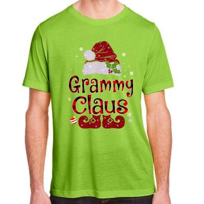 Grammy Claus Cute Gift Christmas Pajama Family Matching Xmas Cool Gift Adult ChromaSoft Performance T-Shirt