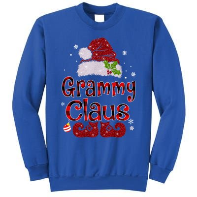 Grammy Claus Cute Gift Christmas Pajama Family Matching Xmas Cool Gift Sweatshirt