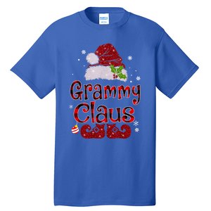 Grammy Claus Cute Gift Christmas Pajama Family Matching Xmas Cool Gift Tall T-Shirt