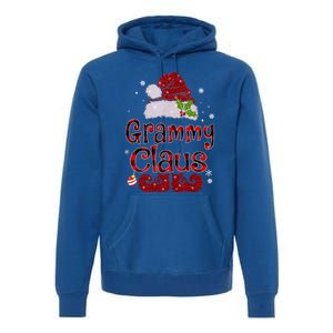 Grammy Claus Cute Gift Christmas Pajama Family Matching Xmas Cool Gift Premium Hoodie