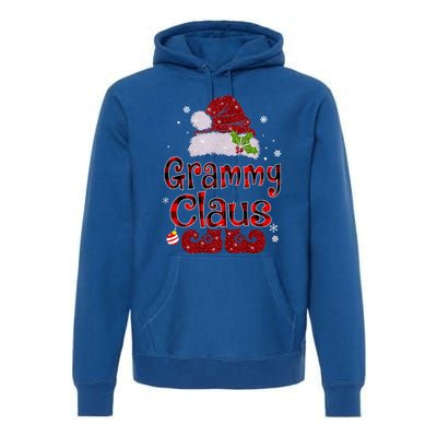 Grammy Claus Cute Gift Christmas Pajama Family Matching Xmas Cool Gift Premium Hoodie