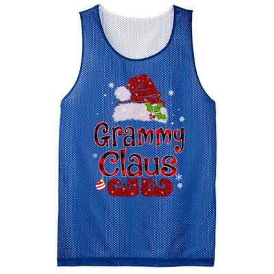 Grammy Claus Cute Gift Christmas Pajama Family Matching Xmas Cool Gift Mesh Reversible Basketball Jersey Tank