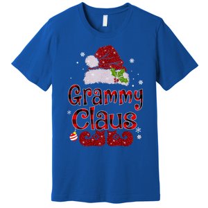 Grammy Claus Cute Gift Christmas Pajama Family Matching Xmas Cool Gift Premium T-Shirt