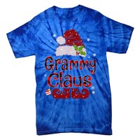 Grammy Claus Cute Gift Christmas Pajama Family Matching Xmas Cool Gift Tie-Dye T-Shirt