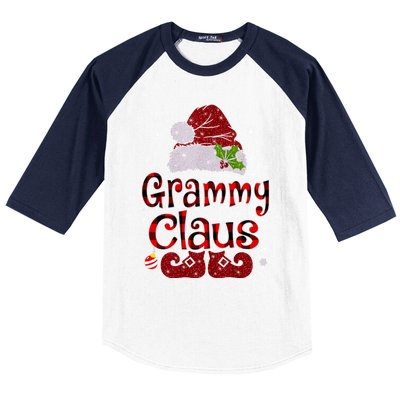 Grammy Claus Cute Gift Christmas Pajama Family Matching Xmas Cool Gift Baseball Sleeve Shirt