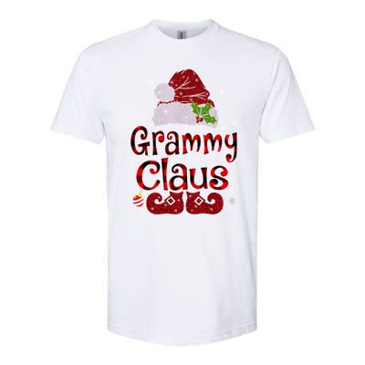 Grammy Claus Cute Gift Christmas Pajama Family Matching Xmas Cool Gift Softstyle CVC T-Shirt