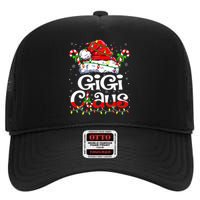 Gigi Claus Christmas Santa Matching Family Xmas Pajamas High Crown Mesh Back Trucker Hat