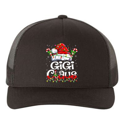 Gigi Claus Christmas Santa Matching Family Xmas Pajamas Yupoong Adult 5-Panel Trucker Hat