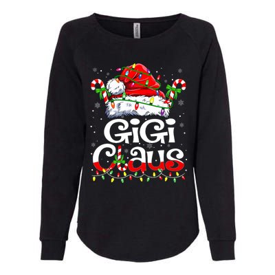 Gigi Claus Christmas Santa Matching Family Xmas Pajamas Womens California Wash Sweatshirt