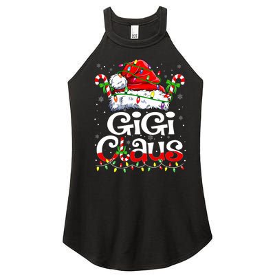 Gigi Claus Christmas Santa Matching Family Xmas Pajamas Women’s Perfect Tri Rocker Tank